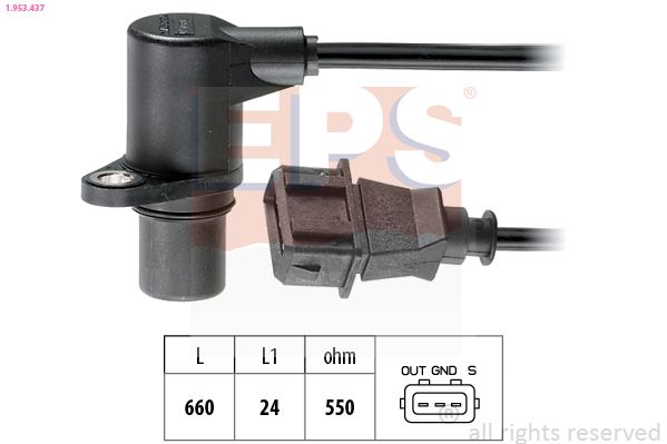 EPS 1.953.437 Sensor, crankshaft pulse