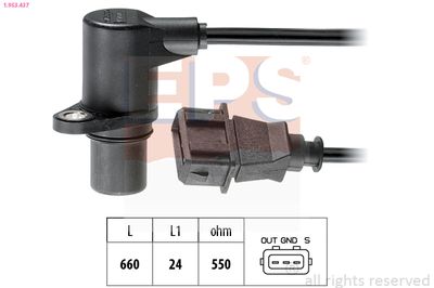 Sensor, crankshaft pulse EPS 1.953.437