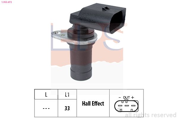 EPS 1.953.472 Sensor, crankshaft pulse
