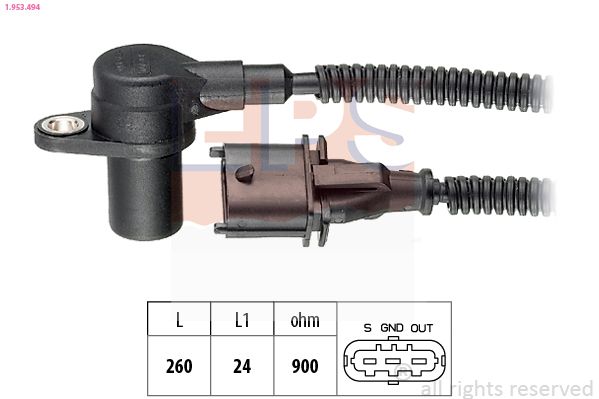 EPS 1.953.494 Sensor, crankshaft pulse
