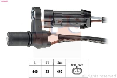 RPM Sensor, automatic transmission EPS 1.953.495
