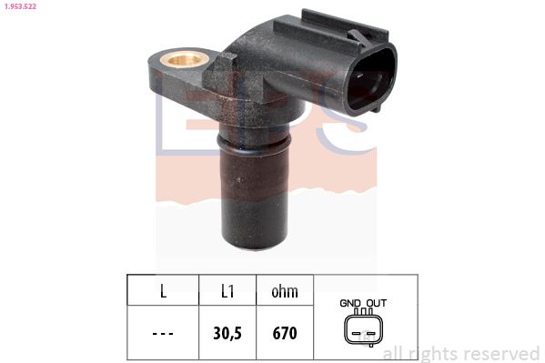 EPS 1.953.522 Sensor, crankshaft pulse