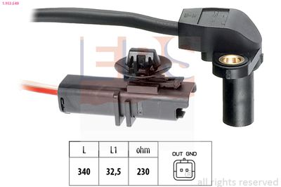 Sensor, crankshaft pulse EPS 1.953.549