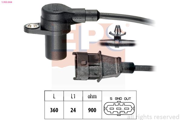 EPS 1.953.564 Sensor, crankshaft pulse