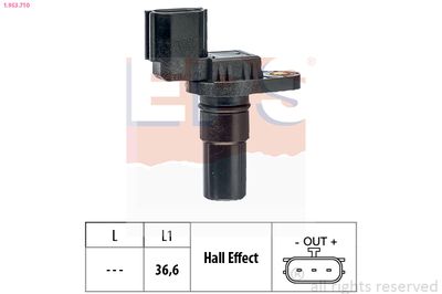 RPM Sensor, automatic transmission EPS 1.953.710