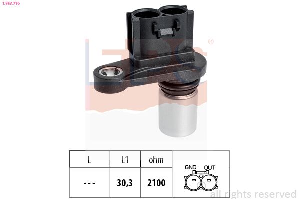 EPS 1.953.716 Sensor, crankshaft pulse
