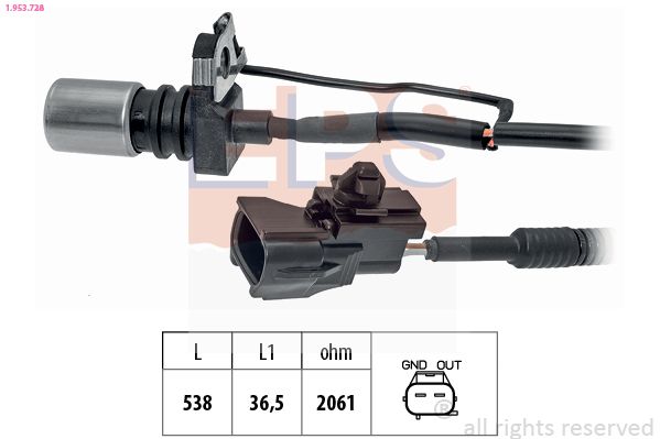 EPS 1.953.728 Sensor, crankshaft pulse