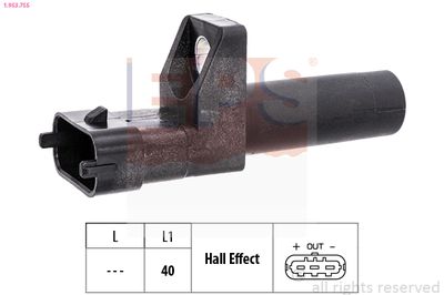 Sensor, RPM EPS 1.953.755