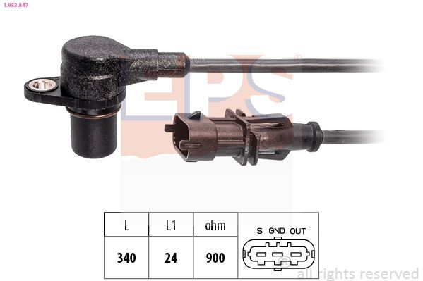 EPS 1.953.847 Sensor, crankshaft pulse