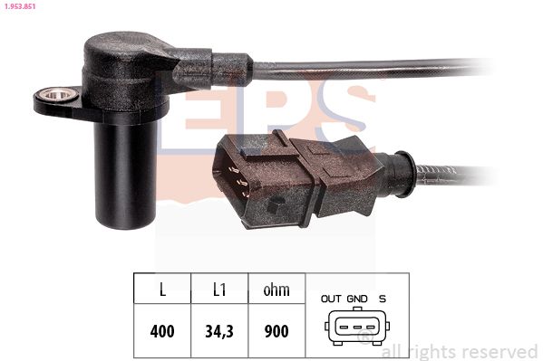 EPS 1.953.851 Sensor, crankshaft pulse