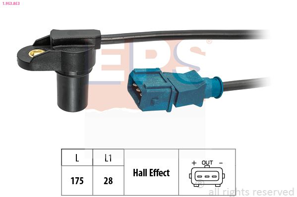 EPS 1.953.853 Sensor, crankshaft pulse