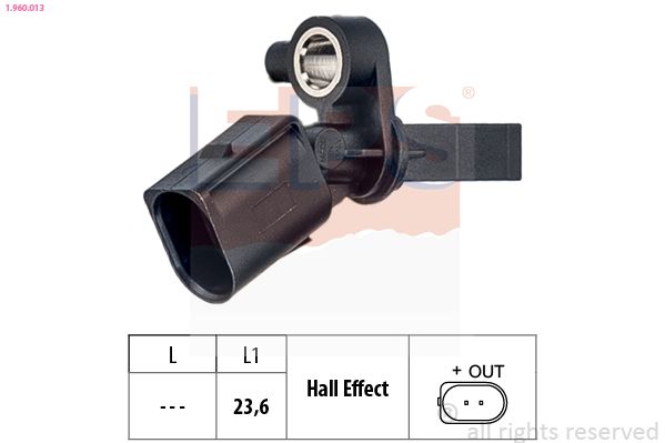 EPS 1.960.013 Sensor, wheel speed