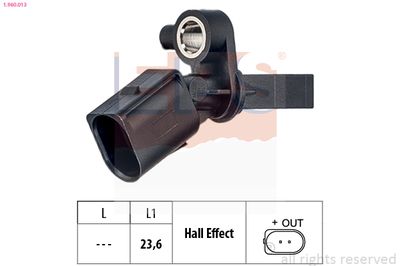 Sensor, wheel speed EPS 1.960.013