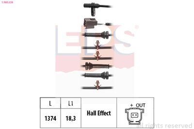 Sensor, wheel speed EPS 1.960.238
