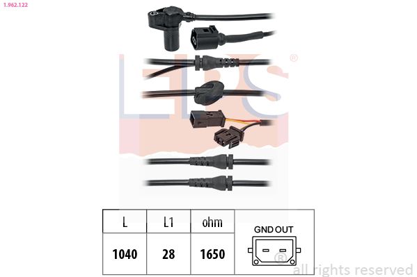 EPS 1.962.122 Sensor, wheel speed