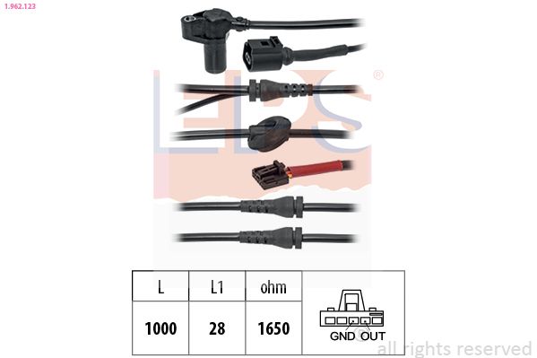 EPS 1.962.123 Sensor, wheel speed