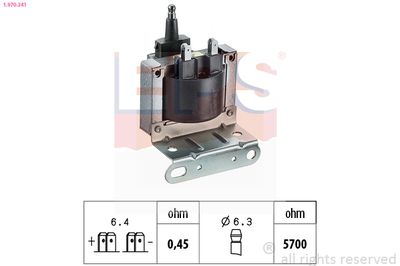 Ignition Coil EPS 1.970.341