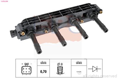 Ignition Coil EPS 1.970.399