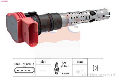 Ignition Coil EPS 1.970.433