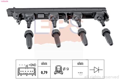 Ignition Coil EPS 1.970.476