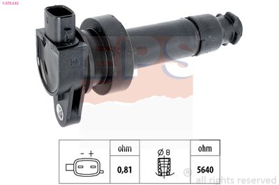 Ignition Coil EPS 1.970.543