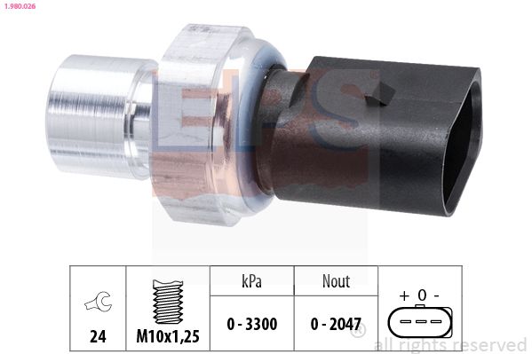 EPS 1.980.026 Pressure Switch, air conditioning