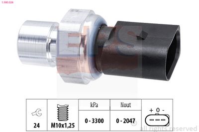 Pressure Switch, air conditioning EPS 1.980.026