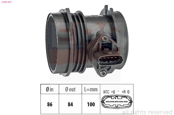 EPS 1.991.017 Mass Air Flow Sensor