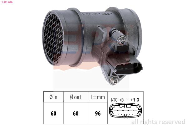 EPS 1.991.038 Mass Air Flow Sensor