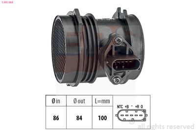 Mass Air Flow Sensor EPS 1.991.064