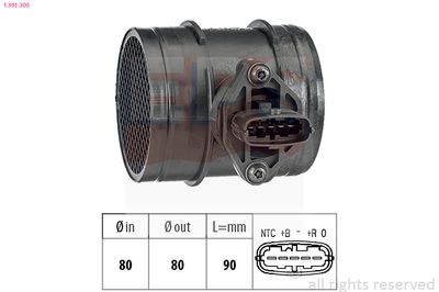 Mass Air Flow Sensor EPS 1.991.300