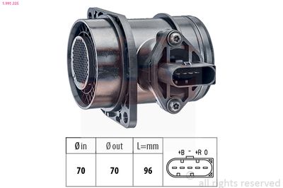 Mass Air Flow Sensor EPS 1.991.325