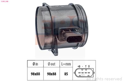Mass Air Flow Sensor EPS 1.991.348