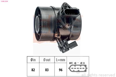 Mass Air Flow Sensor EPS 1.991.354