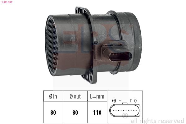 EPS 1.991.357 Mass Air Flow Sensor