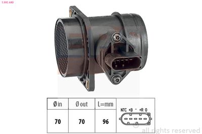 Mass Air Flow Sensor EPS 1.991.440