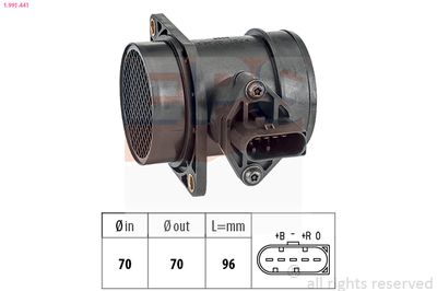 Mass Air Flow Sensor EPS 1.991.441
