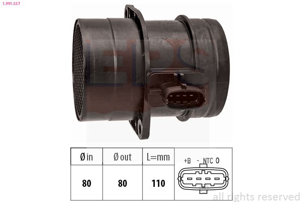 EPS 1.991.557 Mass Air Flow Sensor