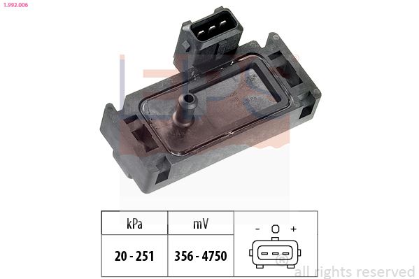 EPS 1.993.006 Air Pressure Sensor, altitude adaption