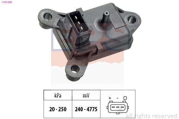 EPS 1.993.008 Air Pressure Sensor, altitude adaption