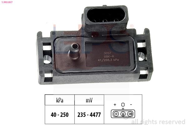 EPS 1.993.057 Air Pressure Sensor, altitude adaption