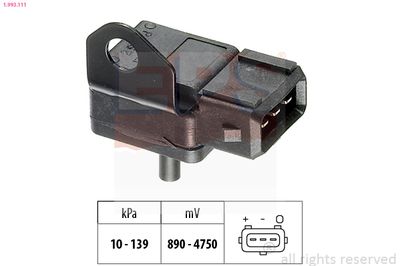 Air Pressure Sensor, altitude adaption EPS 1.993.111