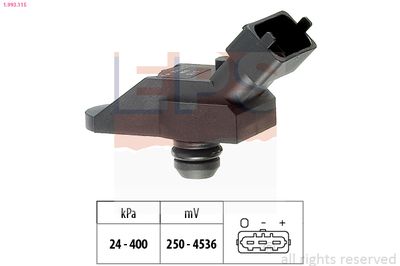 Air Pressure Sensor, altitude adaption EPS 1.993.115
