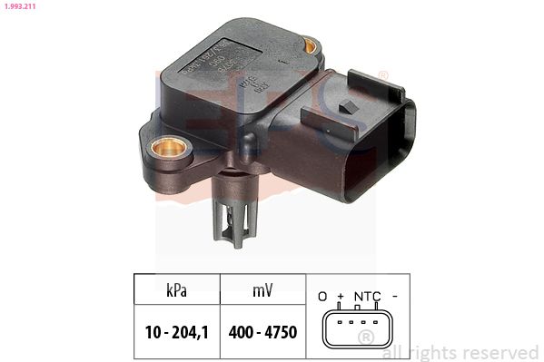 EPS 1.993.211 Air Pressure Sensor, altitude adaption