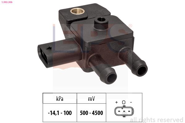EPS 1.993.306 Sensor, exhaust pressure