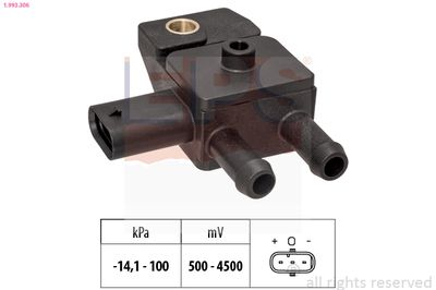 Sensor, exhaust pressure EPS 1.993.306
