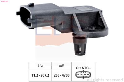 Air Pressure Sensor, altitude adaption EPS 1.993.341