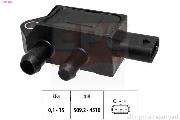 EPS 1.993.406 Sensor, exhaust pressure
