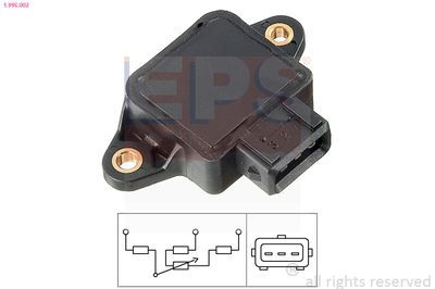 Sensor, throttle position EPS 1.995.002