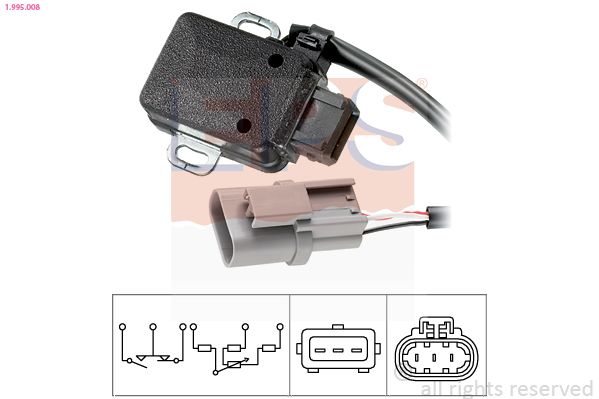 EPS 1.995.008 Sensor, throttle position